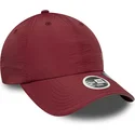new-era-curved-brim-women-open-back-flawless-new-york-yankees-mlb-maroon-adjustable-cap