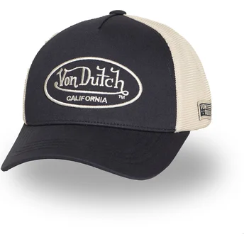 Gorra trucker negra y beige ajustable LOF B31 de Von Dutch