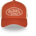 verstellbare-orange-beige-trucker-kappe-lof-b33-von-von-dutch
