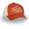 verstellbare-orange-beige-trucker-kappe-lof-b33-von-von-dutch