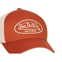 verstellbare-orange-beige-trucker-kappe-lof-b33-von-von-dutch