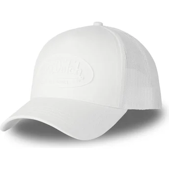 Sapkák ívelt fehér snapback LOG17 Von Dutch