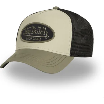 Sapkák ívelt zöld snapback POLY08 Von Dutch