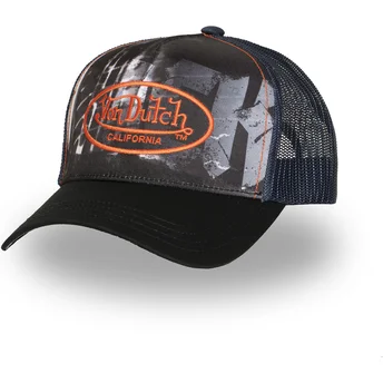 Sapkák ívelt fekete snapback SUBL08 Von Dutch