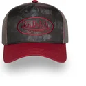 von-dutch-subl09-graue-und-rote-trucker-kappe