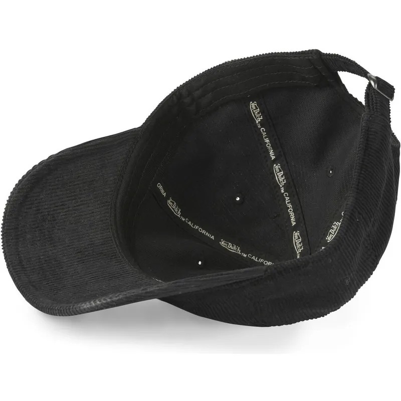 svart-justerbar-kurvad-keps-log09-fran-von-dutch