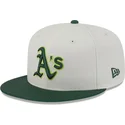 beige-grune-59fifty-clr-dvlp-fitted-cap-der-oakland-athletics-mlb-von-new-era