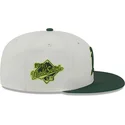 beige-und-grune-anliegende-flat-cap-59fifty-clr-dvlp-der-oakland-athletics-mlb-von-new-era