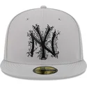 new-era-new-york-yankees-mlb-59fifty-cracked-graue-flat-cap