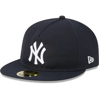 Sapkák lapos sötétkék illesztett 59FIFTY Retro Crown A Frame Easy New York Yankees MLB New Era