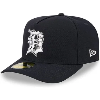59FIFTY A Frame Wired Fit Kappe in Marineblau der Detroit Tigers MLB von New Era