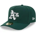 grune-gebogene-verstellbare-59fifty-a-frame-wired-kappe-von-oakland-athletics-mlb-von-new-era