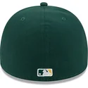 grune-gebogene-verstellbare-59fifty-a-frame-wired-kappe-von-oakland-athletics-mlb-von-new-era