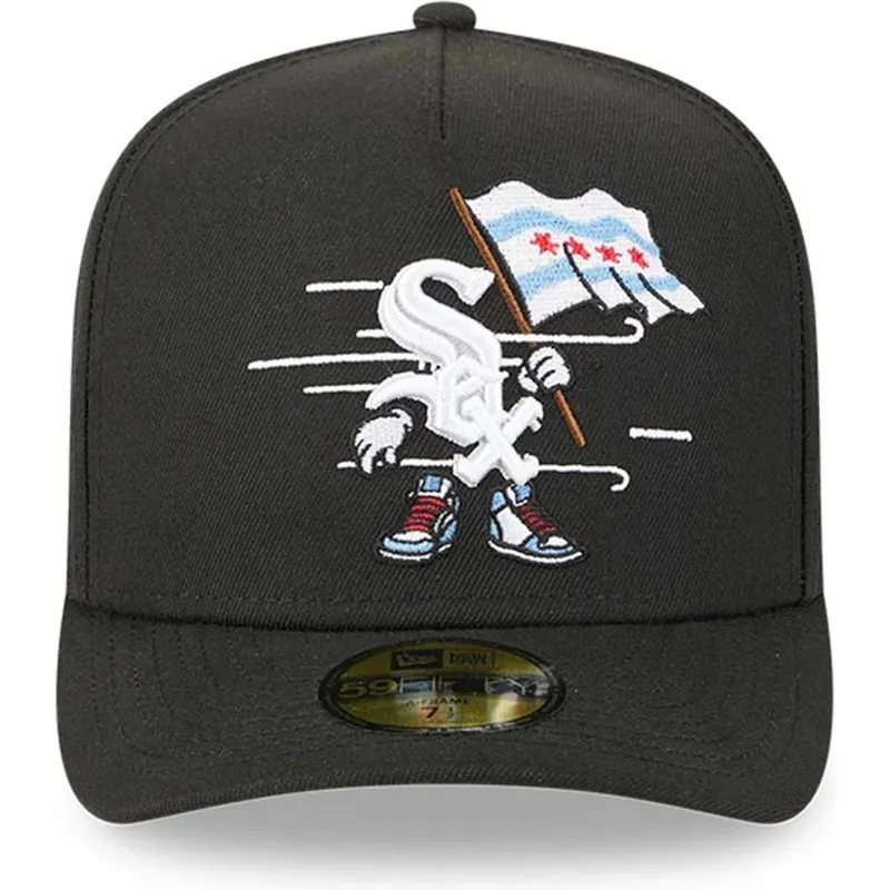 sapkak-ivelt-fekete-illesztett-59fifty-a-frame-cartoon-chicago-white-sox-mlb-new-era