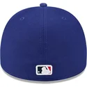 blaue-gebogene-verstellbare-59fifty-a-frame-cartoon-kappe-der-los-angeles-dodgers-mlb-von-new-era
