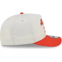 beige-und-orangefarbene-snapback-kappe-9fifty-a-frame-chainstitch-der-anaheim-ducks-nhl-von-new-era