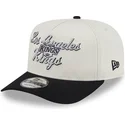los-angeles-kings-nhl-new-era-9fifty-a-frame-chainstitch-snapback-kappe-in-beige-und-schwarz