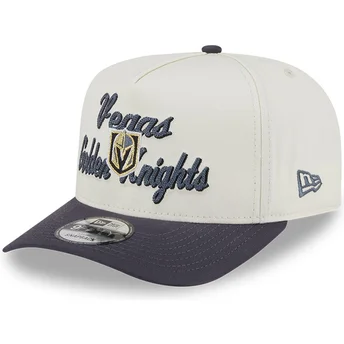 Sapkák ívelt bézs snapback 9FIFTY A Frame Chainstitch Vegas Golden Knights NHL New Era