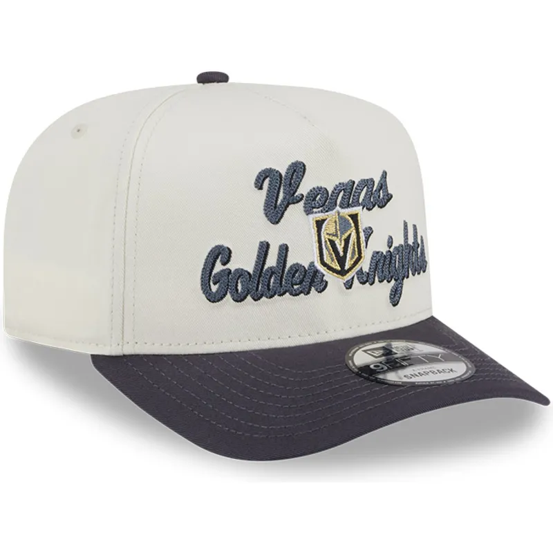 beige-och-gra-kurvad-keps-snapback-9fifty-a-frame-chainstitch-vegas-golden-knights-nhl-fran-new-era