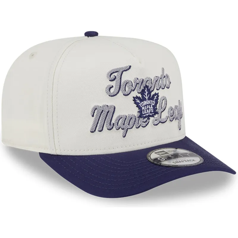 sapkak-ivelt-bezs-snapback-9fifty-a-frame-chainstitch-toronto-maple-leafs-nhl-new-era