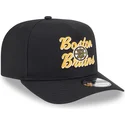 boston-bruins-nhl-new-era-9fifty-a-frame-chainstitch-schwarze-snapback-kappe-mit-gebogenem-schirm