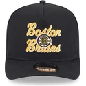 boston-bruins-nhl-new-era-9fifty-a-frame-chainstitch-schwarze-snapback-kappe-mit-gebogenem-schirm