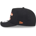 anaheim-ducks-nhl-9fifty-a-frame-chainstitch-schwarze-snapback-kappe-mit-gebogenem-schirm-von-new-era