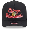 schwarze-curved-snapback-9fifty-a-frame-chainstitch-kappe-der-chicago-blackhawks-nhl-von-new-era