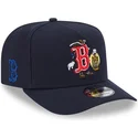 marineblaue-gebogene-snapback-kappe-9fifty-a-frame-cartoon-der-boston-red-sox-mlb-von-new-era