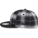 schwarze-snapback-kappe-9fifty-retro-crown-plaid-der-chicago-white-sox-mlb-von-new-era