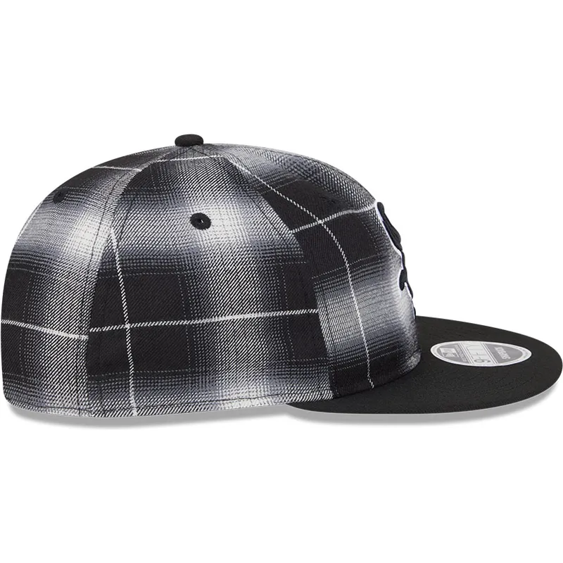 sapkak-lapos-fekete-snapback-9fifty-retro-crown-plaid-chicago-white-sox-mlb-new-era