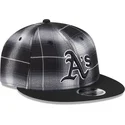 oakland-athletics-mlb-new-era-9fifty-retro-crown-plaid-schwarze-snapback-kappe