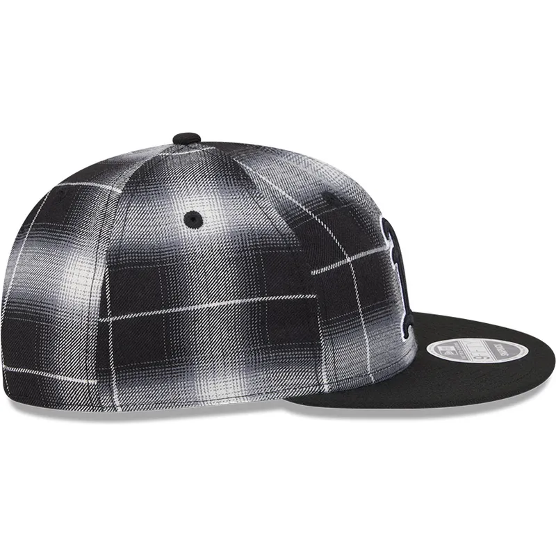 sapkak-lapos-fekete-snapback-9fifty-retro-crown-plaid-oakland-athletics-mlb-new-era