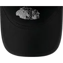 schwarze-verstellbare-9twenty-kappe-mit-gebogenem-schirm-chicago-blackhawks-nhl-von-new-era
