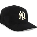 schwarze-gebogene-snapback-kappe-19twenty-nostalgic-golfer-der-new-york-yankees-mlb-von-new-era