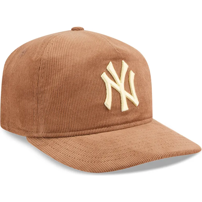 schwarze-gebogene-snapback-kappe-19twenty-nostalgic-golfer-der-new-york-yankees-mlb-von-new-era