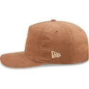 schwarze-snapback-kappe-mit-gebogenem-schirm-19twenty-nostalgic-golfer-der-new-york-yankees-mlb-von-new-era