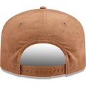 schwarze-snapback-kappe-mit-gebogenem-schirm-19twenty-nostalgic-golfer-der-new-york-yankees-mlb-von-new-era
