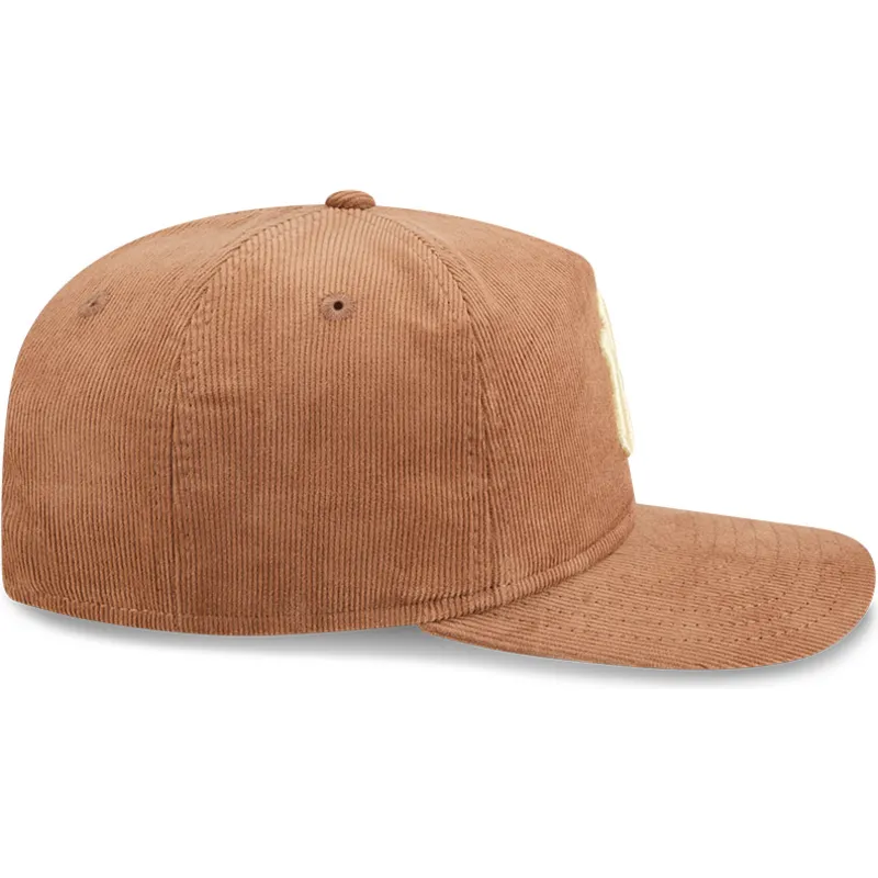schwarze-gebogene-snapback-kappe-19twenty-nostalgic-golfer-der-new-york-yankees-mlb-von-new-era