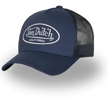 Sapkák ívelt sötétkék állítható LOF B37 Von Dutch