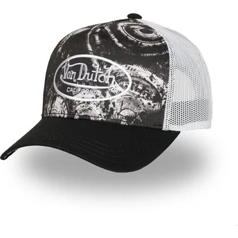 Schwarz-weiße Trucker-Cap SUBL06 von Von Dutch