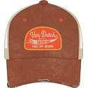 von-dutch-mac11-braune-und-beige-trucker-kappe