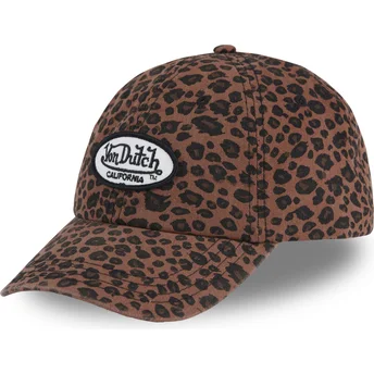 Cap ívelt леопард регулируема лента Von Dutch