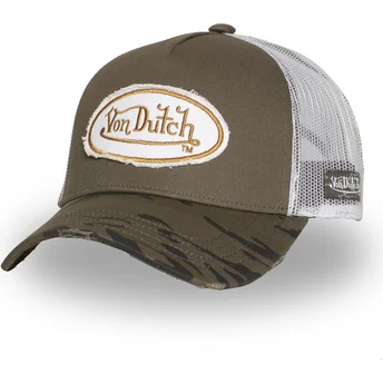 Sapkák ívelt zöld snapback KAM K Von Dutch
