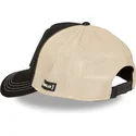 schwarze-und-beige-trucker-kappe-snoopy-und-emilio-pea6-naw6-peanuts-von-capslab