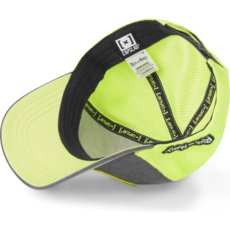 graue-und-gelbe-trucker-kappe-rick-und-morty-rem6-loo-von-capslab