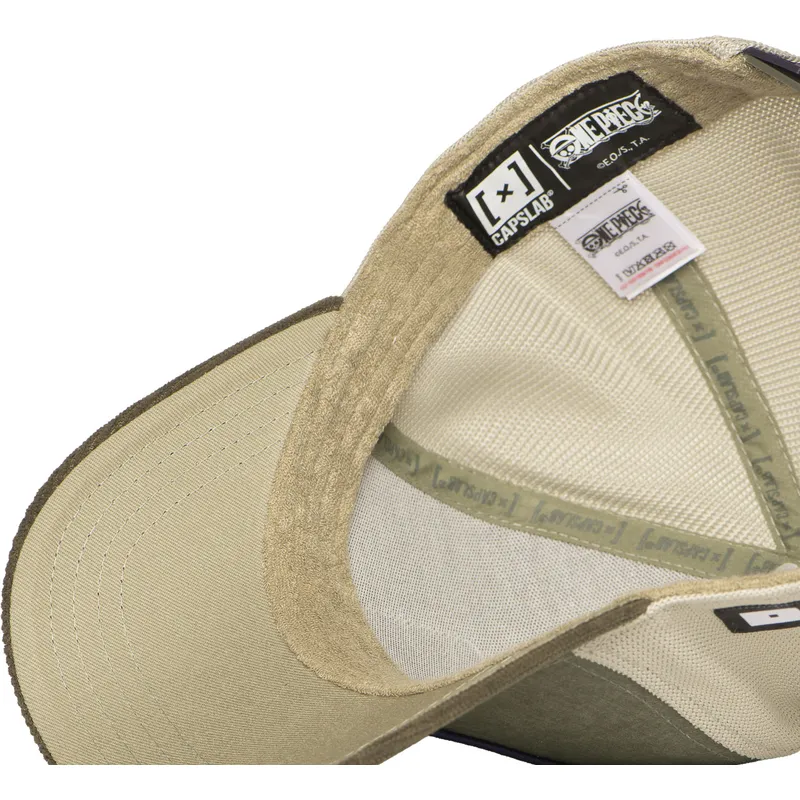 trucker-cap-grun-und-beige-roronoa-zoro-op6-zor-one-piece-von-capslab