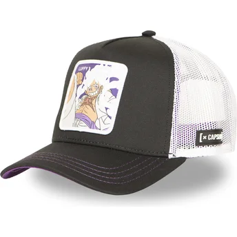 Capslab Monkey D. Luffy OP6 GEA One Piece Black and White Trucker Hat
