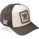 weiss-schwarze-trucker-kappe-monkey-d-luffy-op6-sku-one-piece-von-capslab