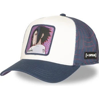 Sapkák ívelt fehér snapback Sasuke Uchiha NS5 SAS Naruto Sasuke Uchiha Naruto Capslab
